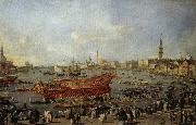 Francesco Guardi Doge on the Bucentoro on Ascension Day oil painting